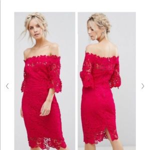 Paper Dolls Off Shoulder Dress